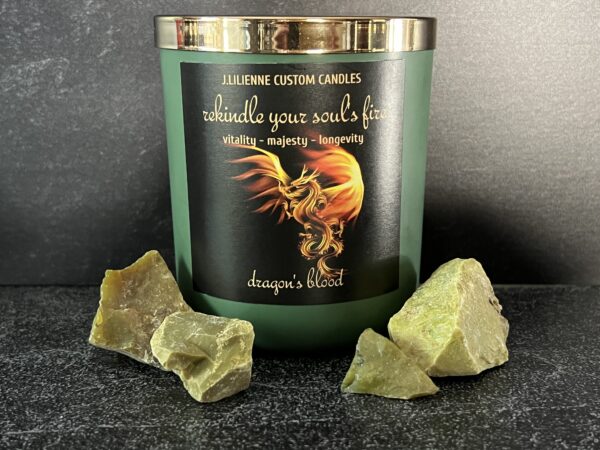 Jadestone Dragon Candle